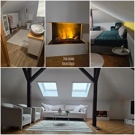Exklusives 2 Dachstudio Mit Kamin Perfekte Lage Fuer Phantasialand Und Koeln Messe Inkl Parkplatz Und Vollausstattung Apartment Norvenich