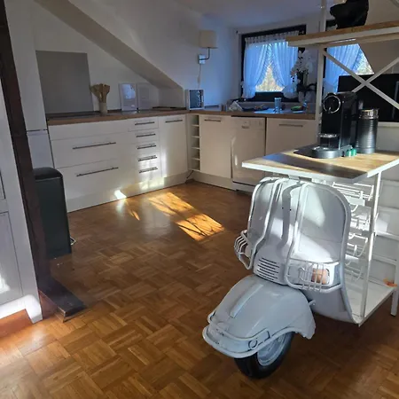Exklusives 2 Dachstudio Mit Kamin Perfekte Lage Fuer Phantasialand Und Koeln Messe Inkl Parkplatz Und Vollausstattung Apartment